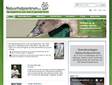 Tablet Screenshot of natuurhulpcentrum.be